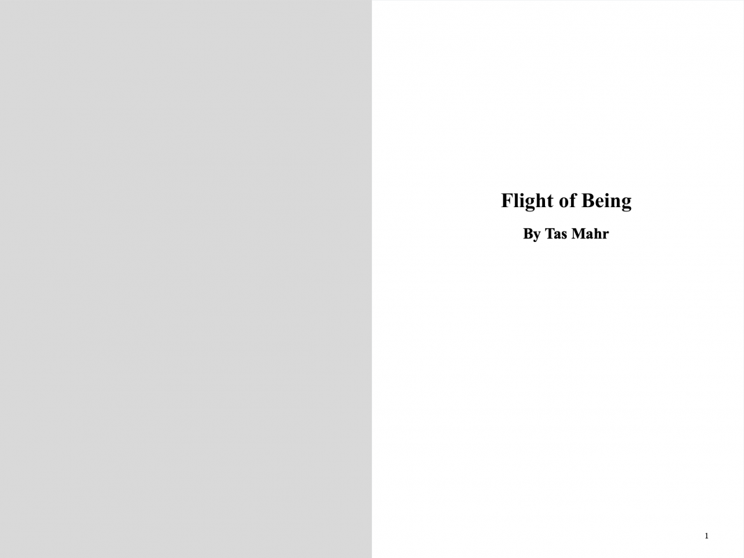 Flight of Being page 1